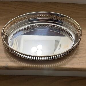 Silver Oval Serving Tray